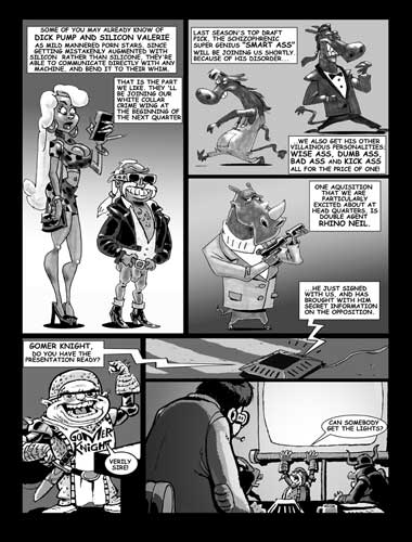 Nerve Bomb Comix issue ZERO preview pages