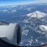 Flying over Mount Hood, 2022.