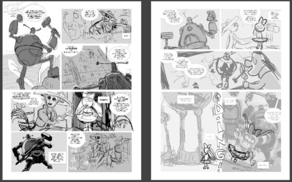 The Weirdlanders thumbnails page 3