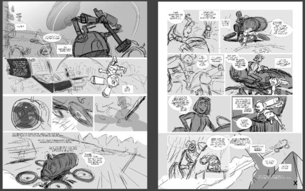 The Weirdlanders thumbnails page 5