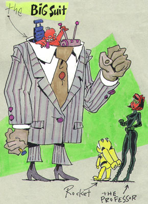 Rocket & Professor's boss: The Big Suit!