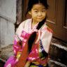 Chusok girl. Seoul 1987.