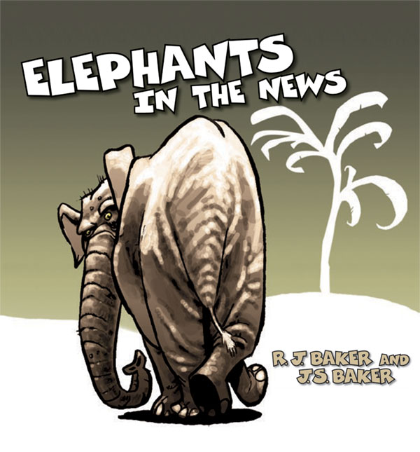 ELEPHANTS IN THE NEWS: cover