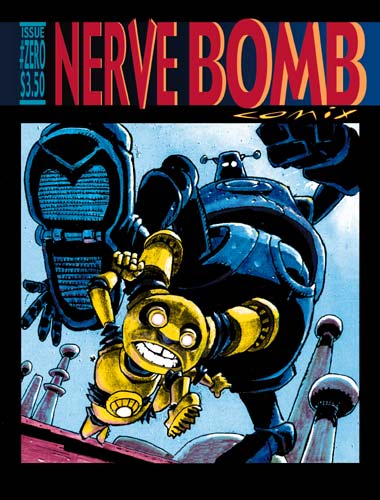 Nerve Bomb comics starring ROCKET RABBIT
