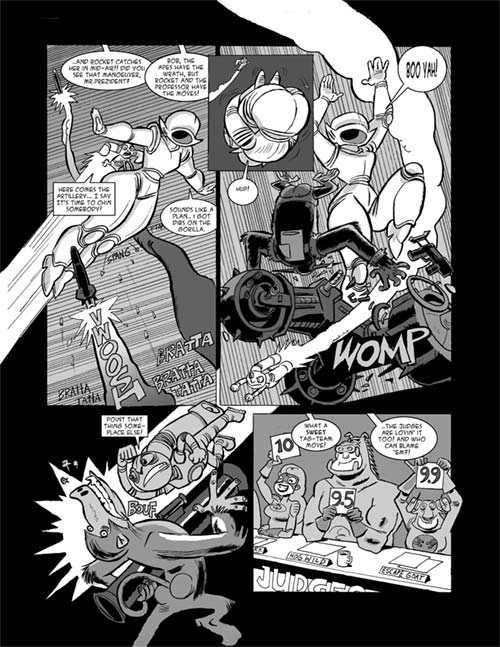 Rocket Rabbit & The Professor comics!